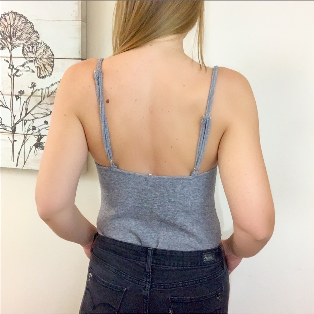 'Jawa' Ribbed Button Bodysuit - Picture 4 of 8